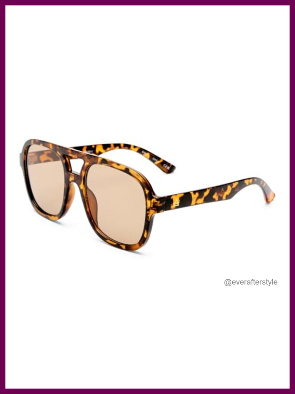 Aviator Sunglasses with Scratch Resistant Polycarbonate Lenses